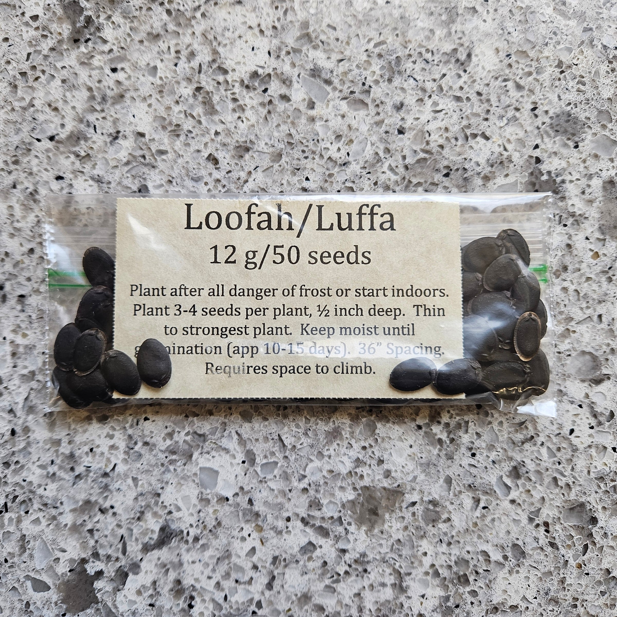 Loofah Luffa Seeds - 100 Seeds | Willow Tree Weaving